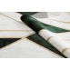 Dywan Ekskluzywny Emerald 1015 Marmur Butelkowa Zieleń-Złoty